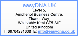 Order your DNA Test today from easyDNA UK