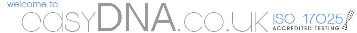 Accredited DNA testing & paternity testing services by easyDNA UK.