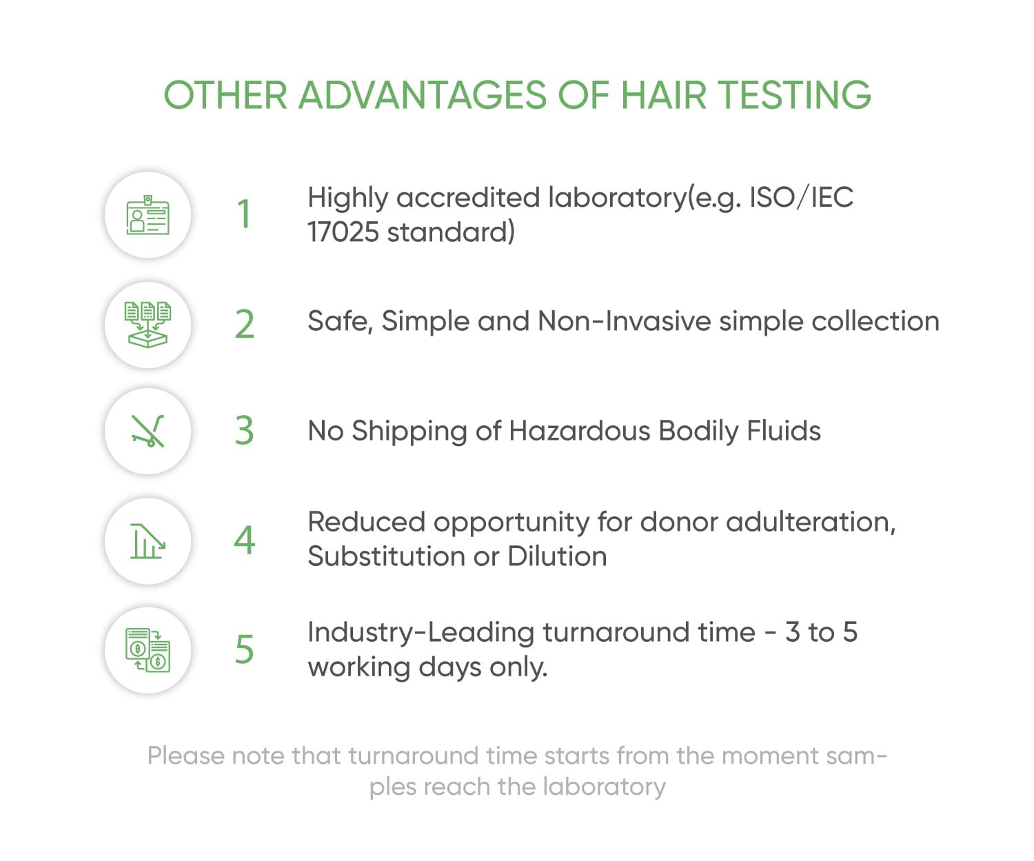 benefits of hair drug test